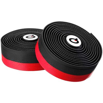Cinta de manillar de gel Prologo OneTouch 2 - Negro/Rojo Cinta de manillar de gel Prologo OneTouch 2 - Negro/Rojo