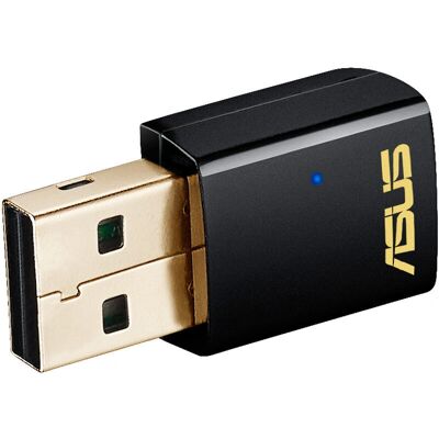 ASUS AC51 Carte réseau Wi-Fi 5 bi-bande - Publicité ASUS AC51 Carte réseau Wi-Fi 5 bi-bande - Publicité