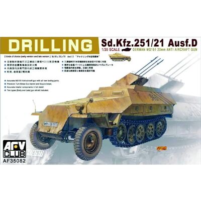 Zestaw Modelarski AFV Club - Sd.Kfz.251/21 Ausf.D - 1:35 Zestaw Modelarski AFV Club - Sd.Kfz.251/21 Ausf.D - 1:35