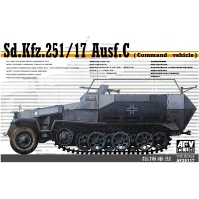 AFV Club AF35117 - Maquette Militaire Command Vehicle Sd.Kfz.251/17 Ausf.C - Publicité AFV Club AF35117 - Maquette Militaire Command Vehicle Sd.Kfz.251/17 Ausf.C - Publicité