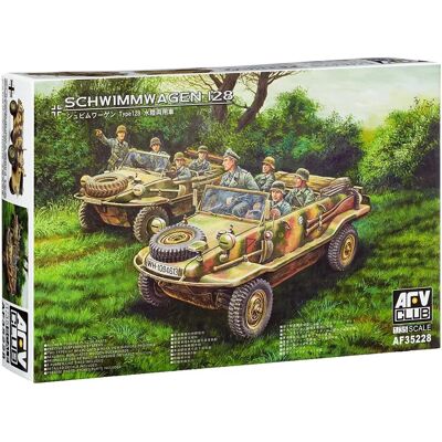 Maquette militaire VW Schwimmwagen Type 128 - Échelle 1/35 - Publicité Maquette militaire VW Schwimmwagen Type 128 - Échelle 1/35 - Publicité