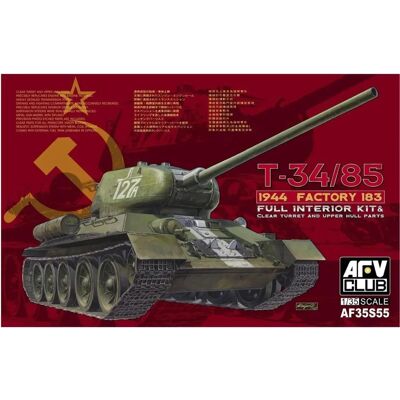 AFV Club T-34/85 Modèle russe 1944 Fabrique No 183 - Édition Limitée 1:35 - Publicité AFV Club T-34/85 Modèle russe 1944 Fabrique No 183 - Édition Limitée 1:35 - Publicité