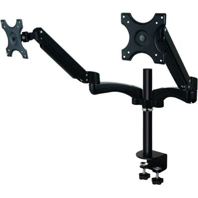 Allcam Gsa22dd Gas Spring Monitor Arm White - Double Twin 17-27" Type Allcam Gsa22dd Gas Spring Monitor Arm White - Double Twin 17-27" Type
