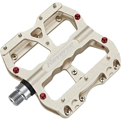 Pédale Fuga - Aluminium MTB - 100x100 mm - 405 g - Publicité Pédale Fuga - Aluminium MTB - 100x100 mm - 405 g - Publicité