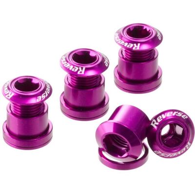 Viti in alluminio viola Reverse Components - 4 Pezzi Viti in alluminio viola Reverse Components - 4 Pezzi