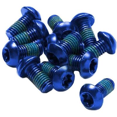 Reverse Components Disc Rotor Bolt Set - Blue - 12 pcs Reverse Components Disc Rotor Bolt Set - Blue - 12 pcs