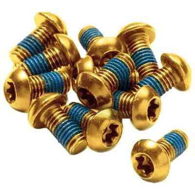 Reverse Components Disc Rotor Bolt Set - Gold - M5 x 10 mm - Disc Rotor Bolts Reverse Components Disc Rotor Bolt Set - Gold - M5 x 10 mm - Disc Rotor Bolts