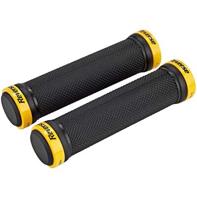 Reverse Lock-On Lenkergriffe - Schwarz/Gelb - MTB Reverse Lock-On Lenkergriffe - Schwarz/Gelb - MTB
