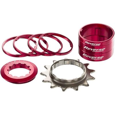 Reverse Components 13T Single Speed Kit - Red Reverse Components 13T Single Speed Kit - Red
