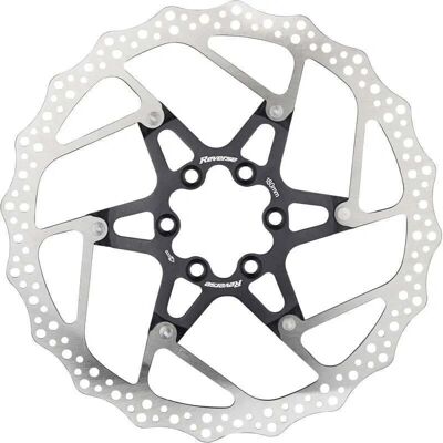 Disque de frein vélo Reverse 180mm en aluminium/acier - Noir - Publicité Disque de frein vélo Reverse 180mm en aluminium/acier - Noir - Publicité