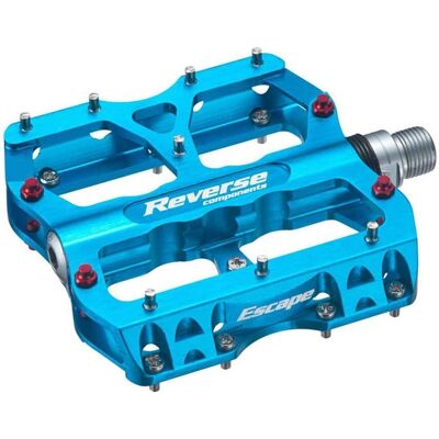 Pédales MTB en aluminium bleu Reverse Components - Pédales - Publicité Pédales MTB en aluminium bleu Reverse Components - Pédales - Publicité
