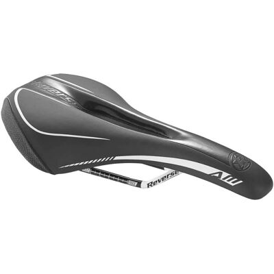 Reverse Components Reverse AM Ergo Saddle - Black / White Reverse Components Reverse AM Ergo Saddle - Black / White