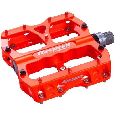 Pedali Reverse Neon Arancione per Bike Park - Resistenti e Robustti Pedali Reverse Neon Arancione per Bike Park - Resistenti e Robustti