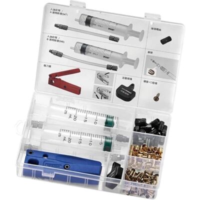 Kit di riparazione bici Tektro - Set officina freni a disco Kit di riparazione bici Tektro - Set officina freni a disco