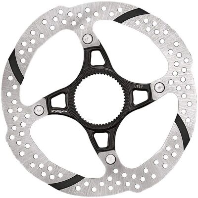 Rotor de frein à disque Centrelock TRP en aluminium - 140mm - Argent - VTT & Route - Publicité Rotor de frein à disque Centrelock TRP en aluminium - 140mm - Argent - VTT & Route - Publicité