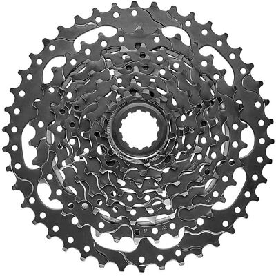 Cassette 9 vitesses Tektro CSM3509 - Argent - Vélos tout-terrain et hybrides - Publicité Cassette 9 vitesses Tektro CSM3509 - Argent - Vélos tout-terrain et hybrides - Publicité