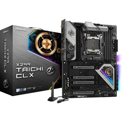 Carte mère ASRock X299 Taichi CLX - Intel LGA 2066, ATX, Wi-Fi 6, 2,5 Gb LAN Carte mère ASRock X299 Taichi CLX - Intel LGA 2066, ATX, Wi-Fi 6, 2,5 Gb LAN