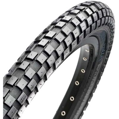 Pneus de bicicleta Maxxis Holy Roller - 24 polegadas - Preto - Núcleo rígido de parede lateral - Todas as tamanhos Pneus de bicicleta Maxxis Holy Roller - 24 polegadas - Preto - Núcleo rígido de parede lateral - Todas as tamanhos