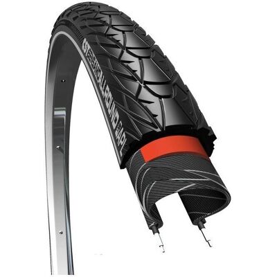 CST Sensamo Allround 28 x 1½" - Nero con Riflettente CST Sensamo Allround 28 x 1½" - Nero con Riflettente