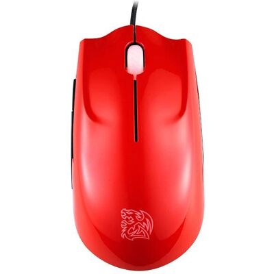 Thermaltake Saphira - Maus - Optisch - 5 Tasten - Kabelgebunden - USB - Rot Thermaltake Saphira - Maus - Optisch - 5 Tasten - Kabelgebunden - USB - Rot