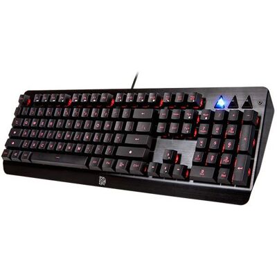 Thermaltake Challenger Edge Membran Gaming-Tastatur - Schwarz - Typ: Kabel, Standard, RGB-Lichter Thermaltake Challenger Edge Membran Gaming-Tastatur - Schwarz - Typ: Kabel, Standard, RGB-Lichter