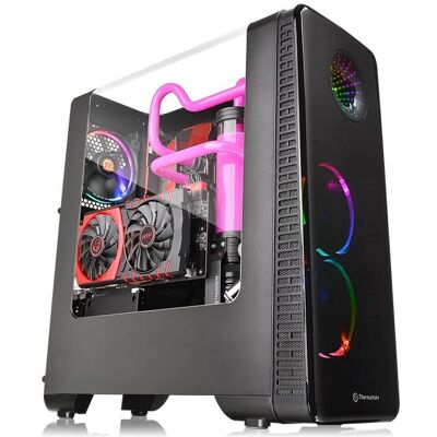 Thermaltake View 28 RGB Midi Tower Schwarz - PC Gehäuse Thermaltake View 28 RGB Midi Tower Schwarz - PC Gehäuse
