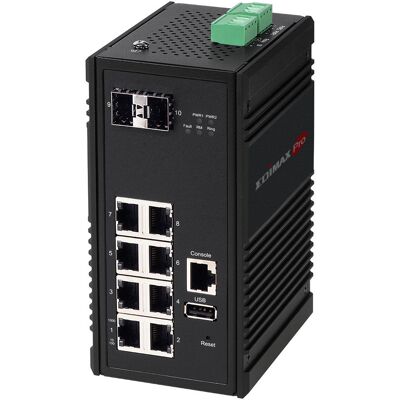 Switch Gigabit Edimax IGS-5208 Gestito - Industriale, 8 Porte Switch Gigabit Edimax IGS-5208 Gestito - Industriale, 8 Porte
