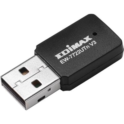 Edimax N300 Wireless USB Adapter - 300 Mbps, Compact Design, IEEE 802.11n Edimax N300 Wireless USB Adapter - 300 Mbps, Compact Design, IEEE 802.11n