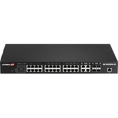 Edimax GS-5424PLC V2 Managed Gigabit Ethernet Switch - PoE - 24 Ports Edimax GS-5424PLC V2 Managed Gigabit Ethernet Switch - PoE - 24 Ports