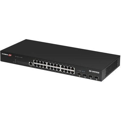 Edimax GS-5424LX Smart Switch - 28 Ports, 4x10GbE SFP+ Edimax GS-5424LX Smart Switch - 28 Ports, 4x10GbE SFP+