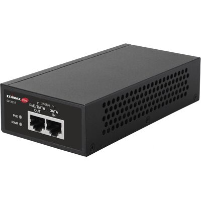 Edimax GP-201IT PoE Adapter - 2.5 Gigabit Ethernet, Fast Ethernet, Gigabit Ethernet Edimax GP-201IT PoE Adapter - 2.5 Gigabit Ethernet, Fast Ethernet, Gigabit Ethernet