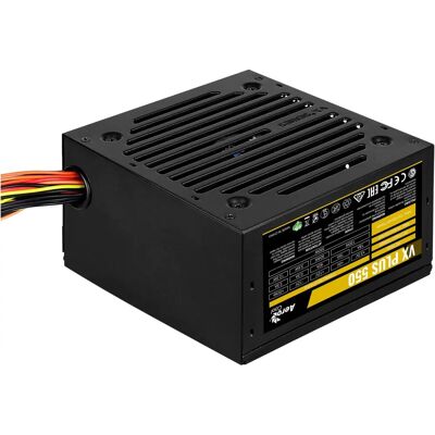 Aerocool VX PLUS 550 Netzteil - ATX, 550 W, Schwarz Aerocool VX PLUS 550 Netzteil - ATX, 550 W, Schwarz