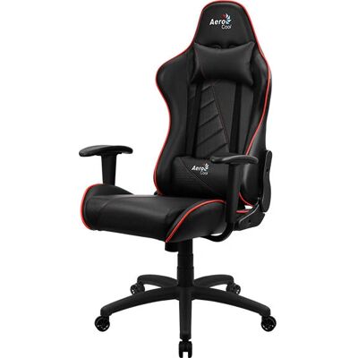 Chaise de Jeu Aerocool AC110 AIR - Réglable, Paddée, Noire & Rouge Chaise de Jeu Aerocool AC110 AIR - Réglable, Paddée, Noire & Rouge