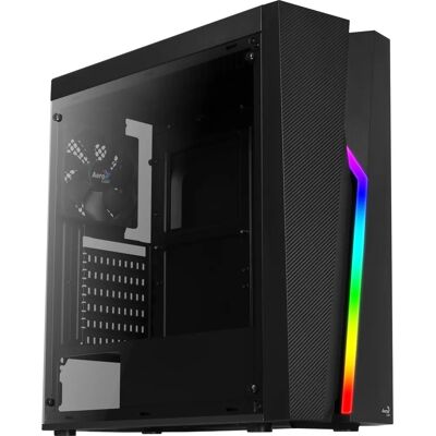 Aerocool Bolt - Tour Midi RGB - Noir - ATX Mid Tower Aerocool Bolt - Tour Midi RGB - Noir - ATX Mid Tower
