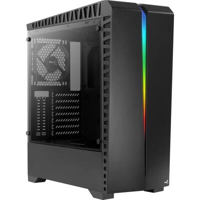 Boîtier PC Aerocool Scar Midi Tower – RGB, Verre Trempé Boîtier PC Aerocool Scar Midi Tower – RGB, Verre Trempé