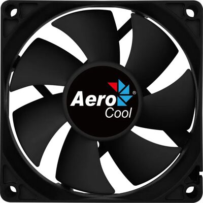 Aerocool Force 8 Computer Gehäuselüfter - 8 cm Schwarz Aerocool Force 8 Computer Gehäuselüfter - 8 cm Schwarz
