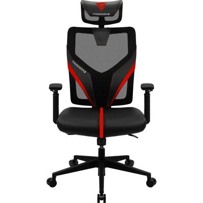 Chaise de Jeu ThunderX3 YAMA1 Noir Rouge - Support Ergonomique - Publicité Chaise de Jeu ThunderX3 YAMA1 Noir Rouge - Support Ergonomique - Publicité