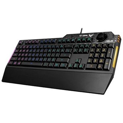 Clavier RGB ASUS TUF Gaming K1 - Noir - Publicité Clavier RGB ASUS TUF Gaming K1 - Noir - Publicité