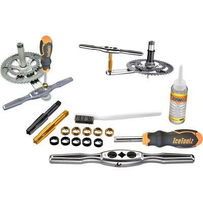 Kit de réparation de filetage de pédale IceToolz - Breveté, Facile à utiliser - Publicité Kit de réparation de filetage de pédale IceToolz - Breveté, Facile à utiliser - Publicité