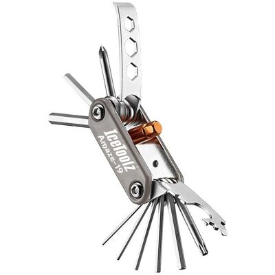IceToolz Multitool Amaze - Duurzaam Staal, Compact, 19 Functies - Fietsreparatie IceToolz Multitool Amaze - Duurzaam Staal, Compact, 19 Functies - Fietsreparatie
