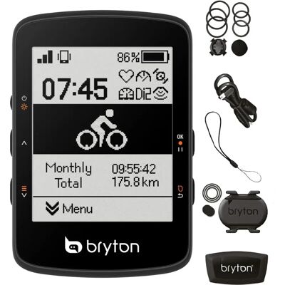 Ordinateur GPS pour vélo Bryton Rider 460D avec fréquence cardiaque et cadence - Publicité Ordinateur GPS pour vélo Bryton Rider 460D avec fréquence cardiaque et cadence - Publicité