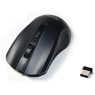 Souris sans fil Vakoss TM-658UK - Optique, 4 boutons, 1600 DPI, noir - Publicité Souris sans fil Vakoss TM-658UK - Optique, 4 boutons, 1600 DPI, noir - Publicité