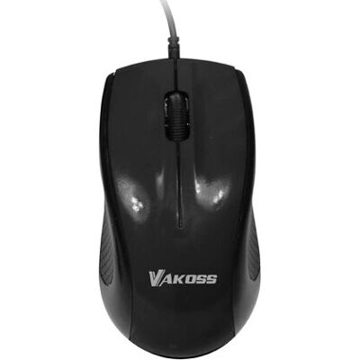 Souris Vakoss TM-481UK - 1200 DPI - Noir - Publicité Souris Vakoss TM-481UK - 1200 DPI - Noir - Publicité