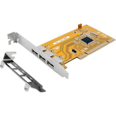 Exsys EX-1083 USB 2.0 PCI-Karte - 3 Ports, Low Profile Exsys EX-1083 USB 2.0 PCI-Karte - 3 Ports, Low Profile