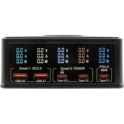 EXSYS EX-1106 - Wielofunkcyjna wieloprzedowa ładowarka QI 15W EXSYS EX-1106 - Wielofunkcyjna wieloprzedowa ładowarka QI 15W