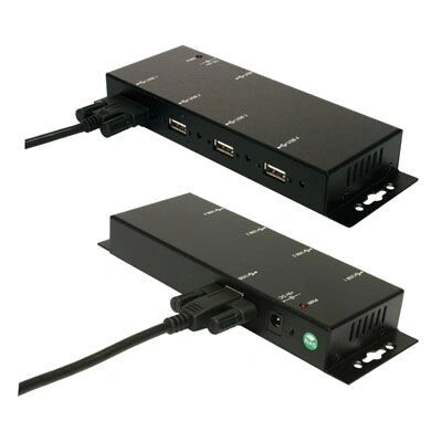 EXSYS EX-1166HMV USB Hub - 4 Ports, Black EXSYS EX-1166HMV USB Hub - 4 Ports, Black