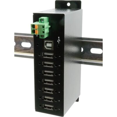 EXSYS EX-1179HMVS Industrial USB Hub - 7 Ports, ESD Protection, DIN Rail EXSYS EX-1179HMVS Industrial USB Hub - 7 Ports, ESD Protection, DIN Rail