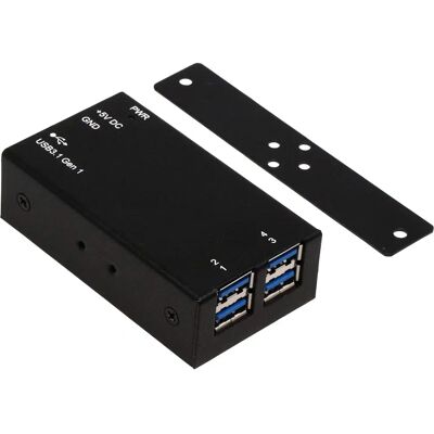EXSYS EX-1180HMS Metall USB-Hub 4 Ports - Industriell Einsatz EXSYS EX-1180HMS Metall USB-Hub 4 Ports - Industriell Einsatz