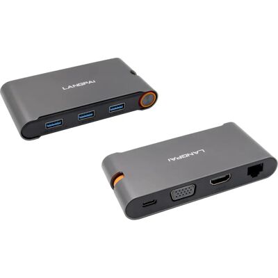 EXSYS EX-1220HM 7-Port USB-C Dockingstation - Laptop Type-C EXSYS EX-1220HM 7-Port USB-C Dockingstation - Laptop Type-C