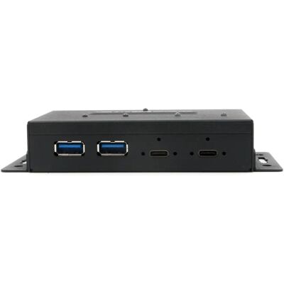 EXSYS EX-1240HMVS - Concentrador USB - 4 Puertos - Negro - USB 3.2 Gen 2 EXSYS EX-1240HMVS - Concentrador USB - 4 Puertos - Negro - USB 3.2 Gen 2